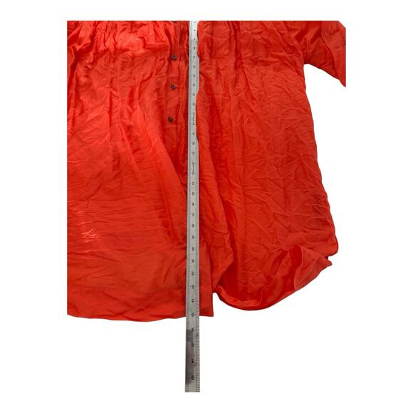 Jim Thompson Coral Kaftan Midi Dress Beach Cover Up Size XXL - Picture 8 of 12